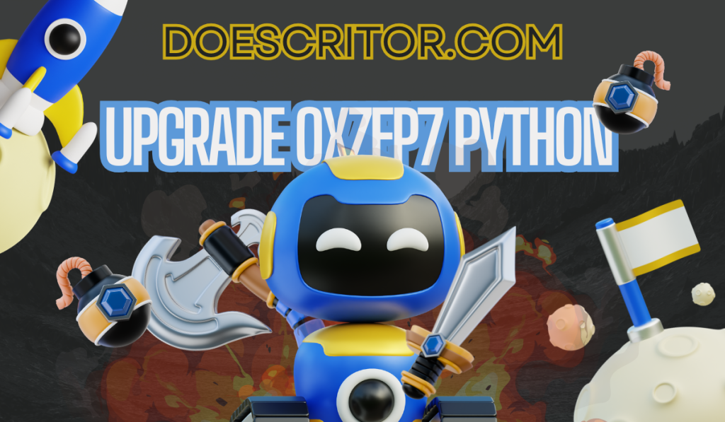 Upgrade Oxzep7 Python